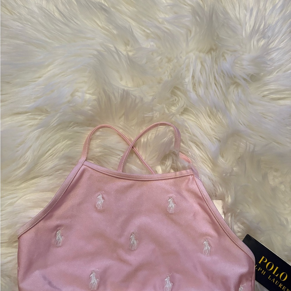 Polo by Ralph Lauren Pink Girls Bikini Set - Picture 3 of 5